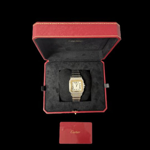 Cartier Santos Galbée XL - Montre en or jaune et acier 58 Facettes MT47802