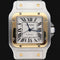 Cartier Santos Galbée XL - Montre en or jaune et acier 58 Facettes MT47802