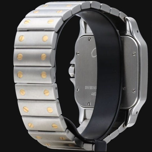 Cartier Santos Galbée XL - Montre en or jaune et acier 58 Facettes MT47802