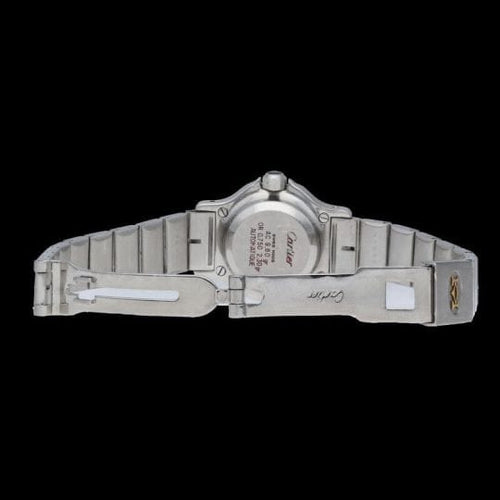 Cartier Santos - Montre ronde octogonale en or jaune et acier 58 Facettes MT47838