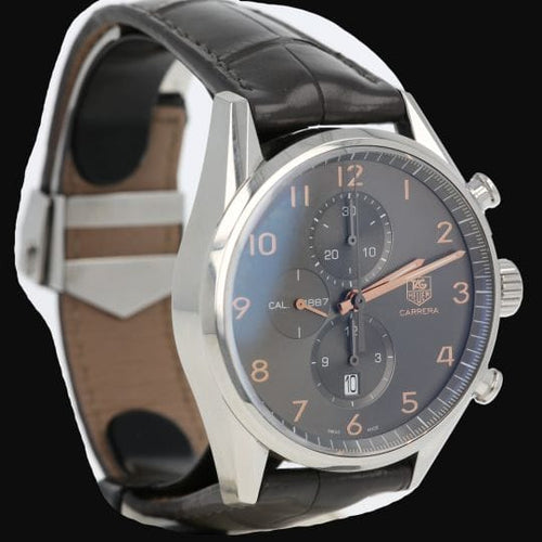 TAG Heuer Carrera - Montre Calibre 1887 Chronograph en acier 58 Facettes MT47412