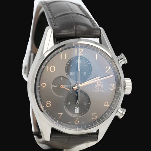 TAG Heuer Carrera - Montre Calibre 1887 Chronograph en acier 58 Facettes MT47412