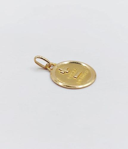 Augis - Pendentif médaille d'amour en or 18k 58 Facettes A07651