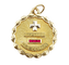 Augis - Pendentif médaille d'amour en or 18k et rubis 58 Facettes A07652