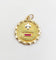 Augis - Pendentif médaille d'amour en or 18k et rubis 58 Facettes A07652