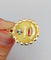 Augis - Pendentif médaille d'amour en or 18k et rubis 58 Facettes A07652