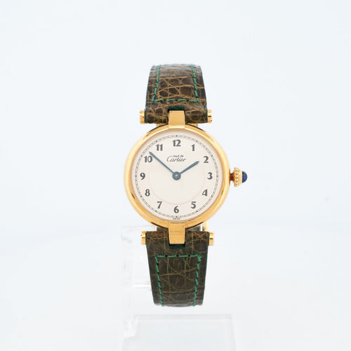 Cartier Must Vendôme - Montre SM en vermeil cadran ivoire Breguet 58 Facettes 318