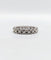 46 Alliance américaine Art déco en or blanc 18k et diamants 58 Facettes A07657