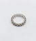 46 Alliance américaine Art déco en or blanc 18k et diamants 58 Facettes A07657