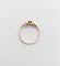 51 Bague toi et moi antique en or 18k, pierres rouges et perles 58 Facettes A07562