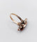 52 Bague marquise antique en or rose 18k et grenats 58 Facettes A07548