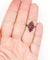 52 Bague marquise antique en or rose 18k et grenats 58 Facettes A07548
