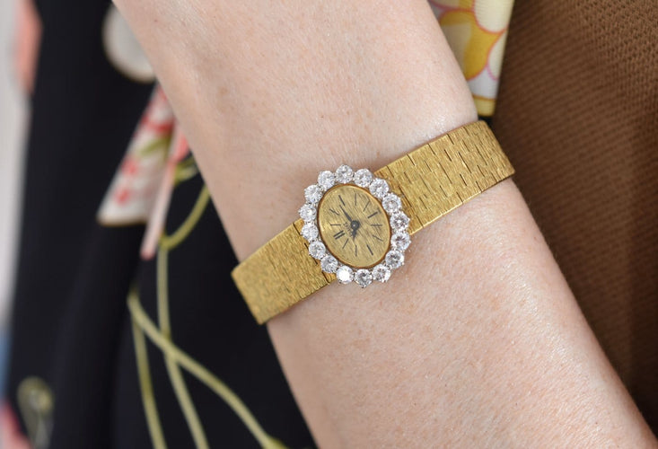 Piaget Haute Joaillerie - Montre en or jaune 18 carats et diamants 58 Facettes PIA-200