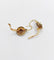 Dormeuses cible Art déco - Boucles d'oreilles en or 18k, platine et diamants 58 Facettes A07499