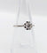 52.5 Bague solitaire Art déco en platine, diamant 0,35 ct 58 Facettes A07439