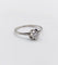 52.5 Bague solitaire Art déco en platine, diamant 0,35 ct 58 Facettes A07439