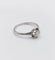 52.5 Bague solitaire Art déco en platine, diamant 0,35 ct 58 Facettes A07439