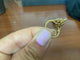 54 Bague marquise en or jaune 18K, rubis et diamant 58 Facettes BA 770