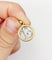 Pendentif chiffre 13 en or 18k et diamants taille rose 58 Facettes A07387