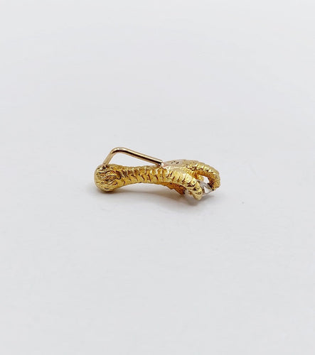 Pendentif serre d'aigle en or 18k et diamant taille ancienne 58 Facettes A07343