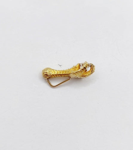 Pendentif serre d'aigle en or 18k et diamant taille ancienne 58 Facettes A07343