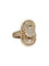 54.5 Bague en or rose 18K et diamants 1,45 ct 58 Facettes 2090