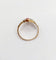 42 Bague duchesse antique en or rose 18k, pierre rouge et diamants 58 Facettes A07649