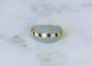 51 Jean & Pierre Bellin - Bague boule en or jaune, aigues-marines, diamants et saphirs 58 Facettes