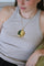 Jean & Pierre Bellin - Pendentif Zodiaque Vierge en or jaune et jade 58 Facettes