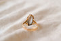 51 Bague marquise sainte en or jaune 18 carats 58 Facettes Ref3073