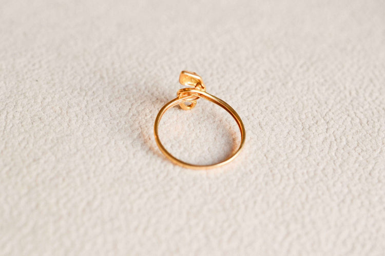 52 Bague serpent en or jaune 58 Facettes 3710
