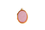 Médaillon en agate et or jaune 18 carats
