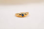 Bague 51 Bague jonc en or jaune et saphir étoilé 58 Facettes 3892