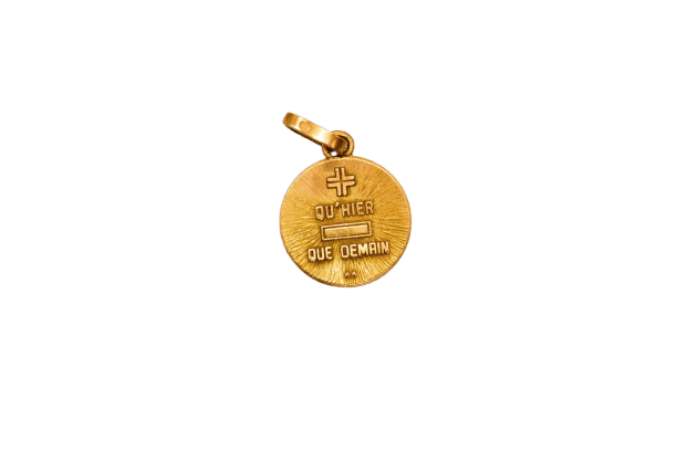 Augis - Médaille ronde en or jaune