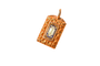 Napoléon III - Pendentif fermoir en or jaune et émail