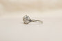 53 Art Déco - Bague en or blanc, platine et diamant 58 Facettes 4121