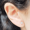 Boucles d'oreilles en or blanc, corail et aigues-marines 58 Facettes TA78PI354