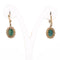 Boucles d'oreilles Boucles d'oreilles anciennes en or 18 kt avec émeraudes et diamants 58 Facettes OR249 P35 (00129)