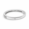 Bague 52 Bague demi-alliance en or blanc 18 carats et diamants 58 Facettes Bague demi-alliance en or blanc 18 carats et diamants
