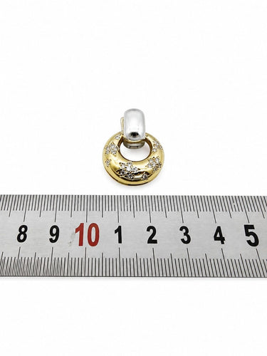 Pendentif Pendentif en or jaune et blanc et diamants 58 Facettes Pendentif en or & diamants