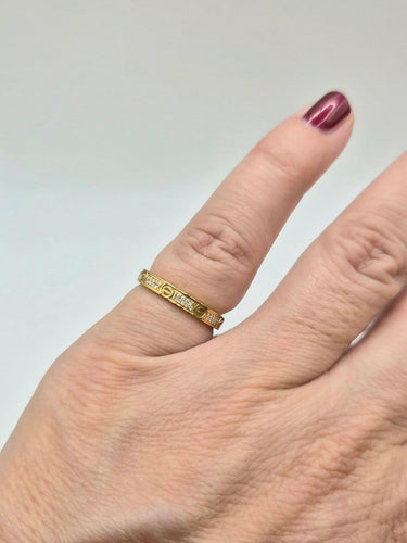 49 Cartier Love - Bague mini modèle en or rose et diamants 58 Facettes 320/411