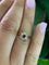 53 Bague marguerite ronde en or jaune, rubis et diamants 58 Facettes BA 217