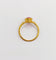 43 Bague antique en or 18k et rubis synthétique 58 Facettes A07673
