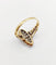 49.5 Bague marquise antique en or 18k, platine et diamants taille rose 58 Facettes A07676