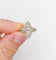 49.5 Bague marquise antique en or 18k, platine et diamants taille rose 58 Facettes A07676