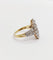 49.5 Bague marquise antique en or 18k, platine et diamants taille rose 58 Facettes A07676