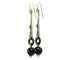 Art déco - Boucles d'oreilles en or, onyx et diamants 58 Facettes 3838