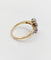 54 Bague marquise antique en or 18K, platine et diamants 58 Facettes A07637