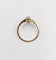 54 Bague marquise antique en or 18K, platine et diamants 58 Facettes A07637