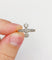 54 Bague marquise antique en or 18K, platine et diamants 58 Facettes A07637